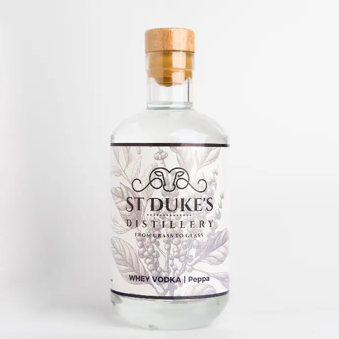 St Duke’s Peppa Vodka – Whey from Harvey Cheese